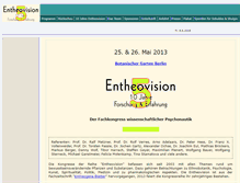 Tablet Screenshot of entheovision.de